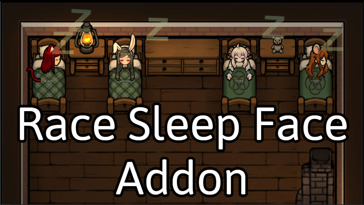 Race Sleep Face Addon Skymods