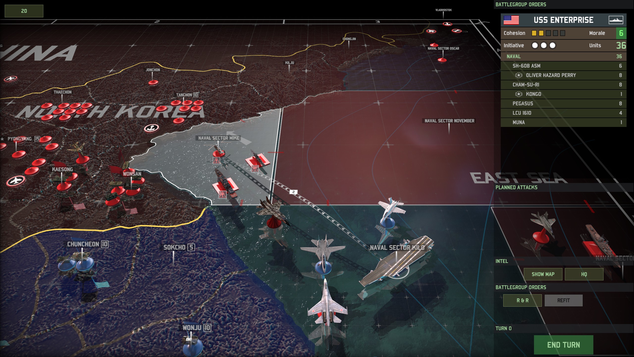 Community :: Guide :: Second Korean War campaign: USS Enterprise defense Total Victory, zero loss guide