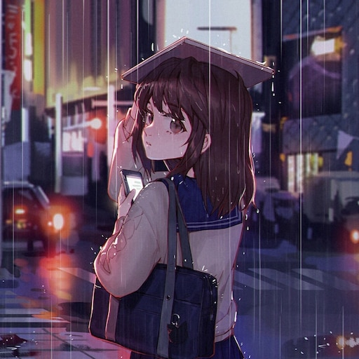 Steam Workshop::anime girl raining