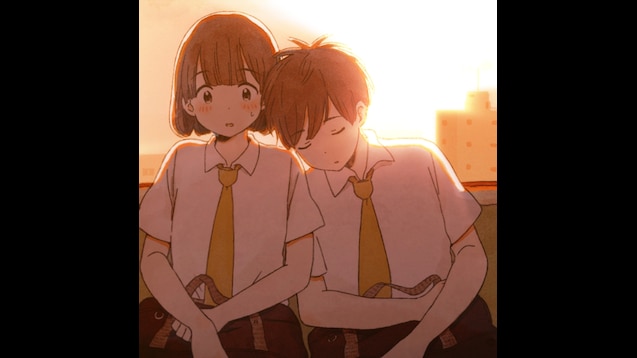 Steam Workshop::Cute Anime Couple Train Wallpaper