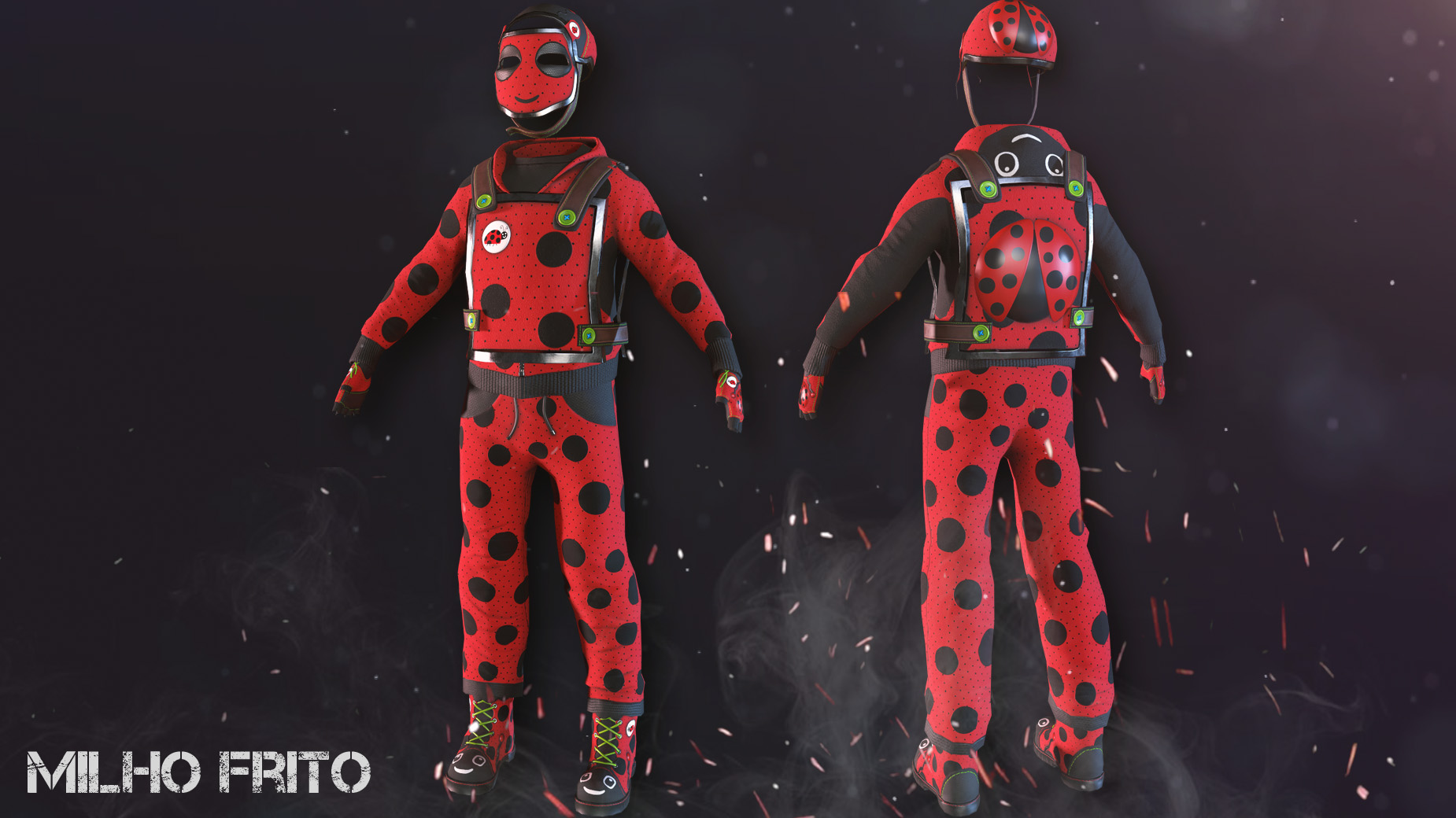 Ladybug Cosplay Facemask thumbnail 2