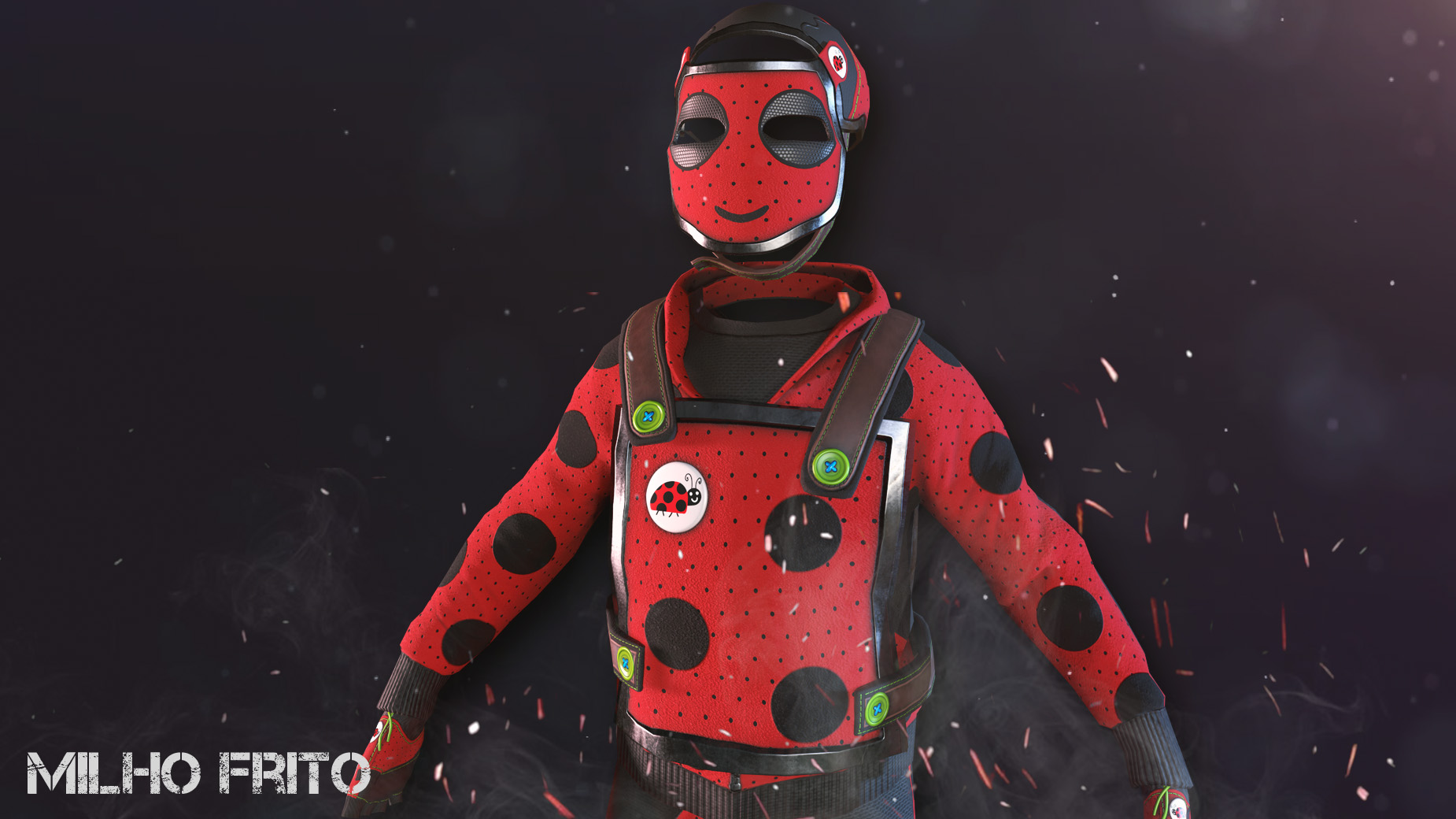 Ladybug Cosplay Facemask thumbnail 3