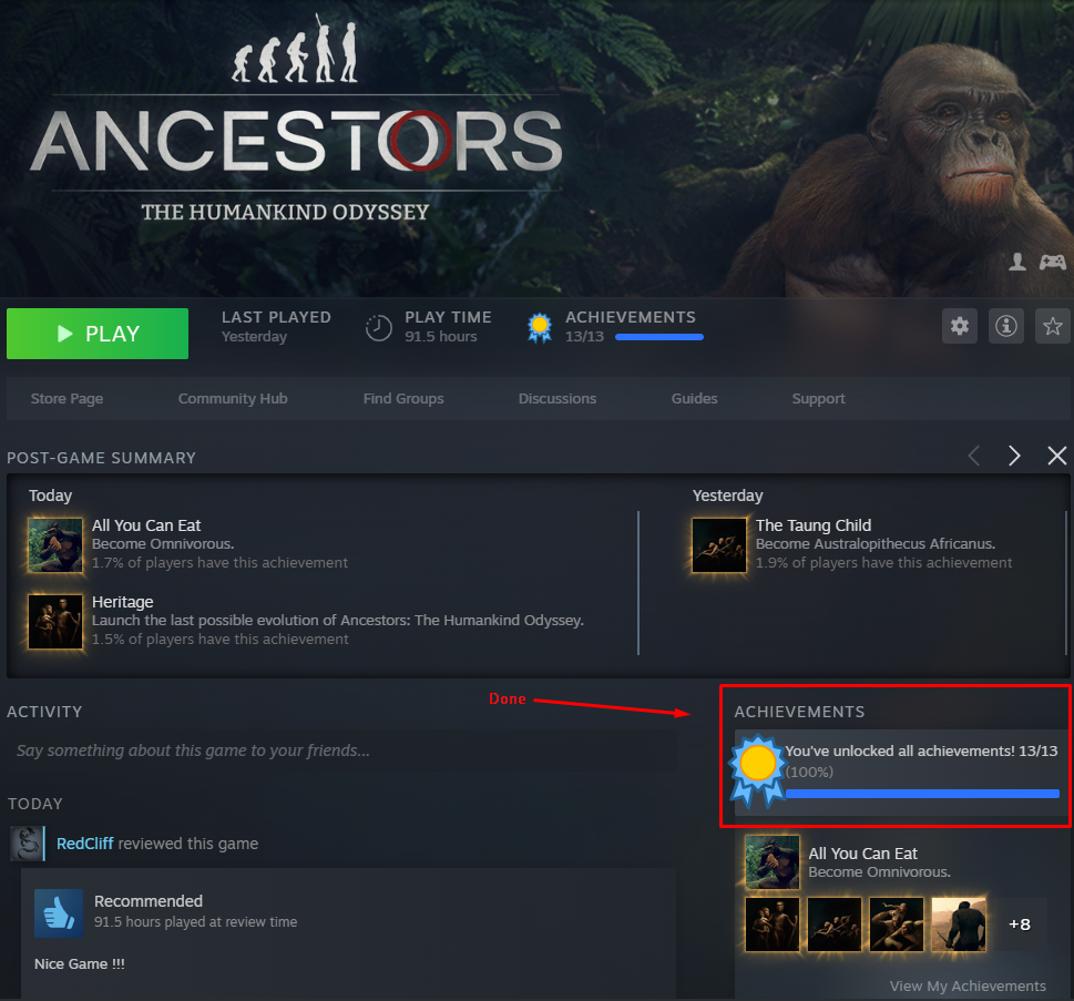 Save 75% on Ancestors: The Humankind Odyssey on Steam