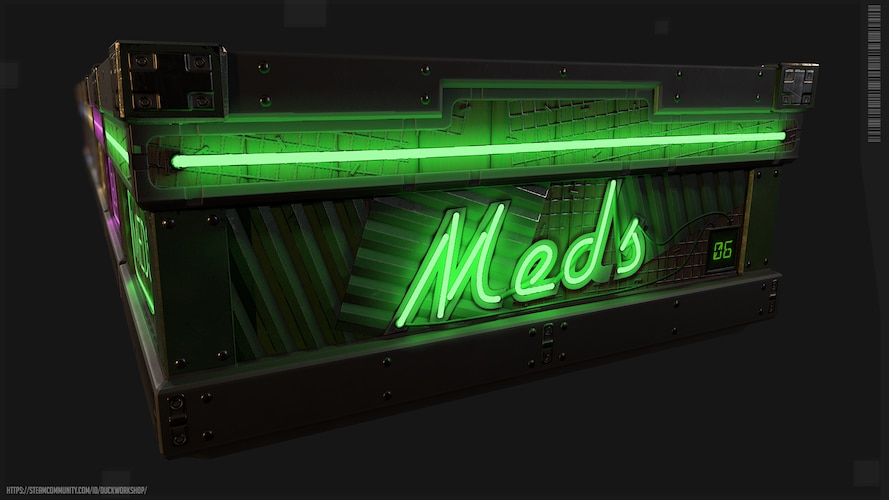 Neon Meds Storage - image 1