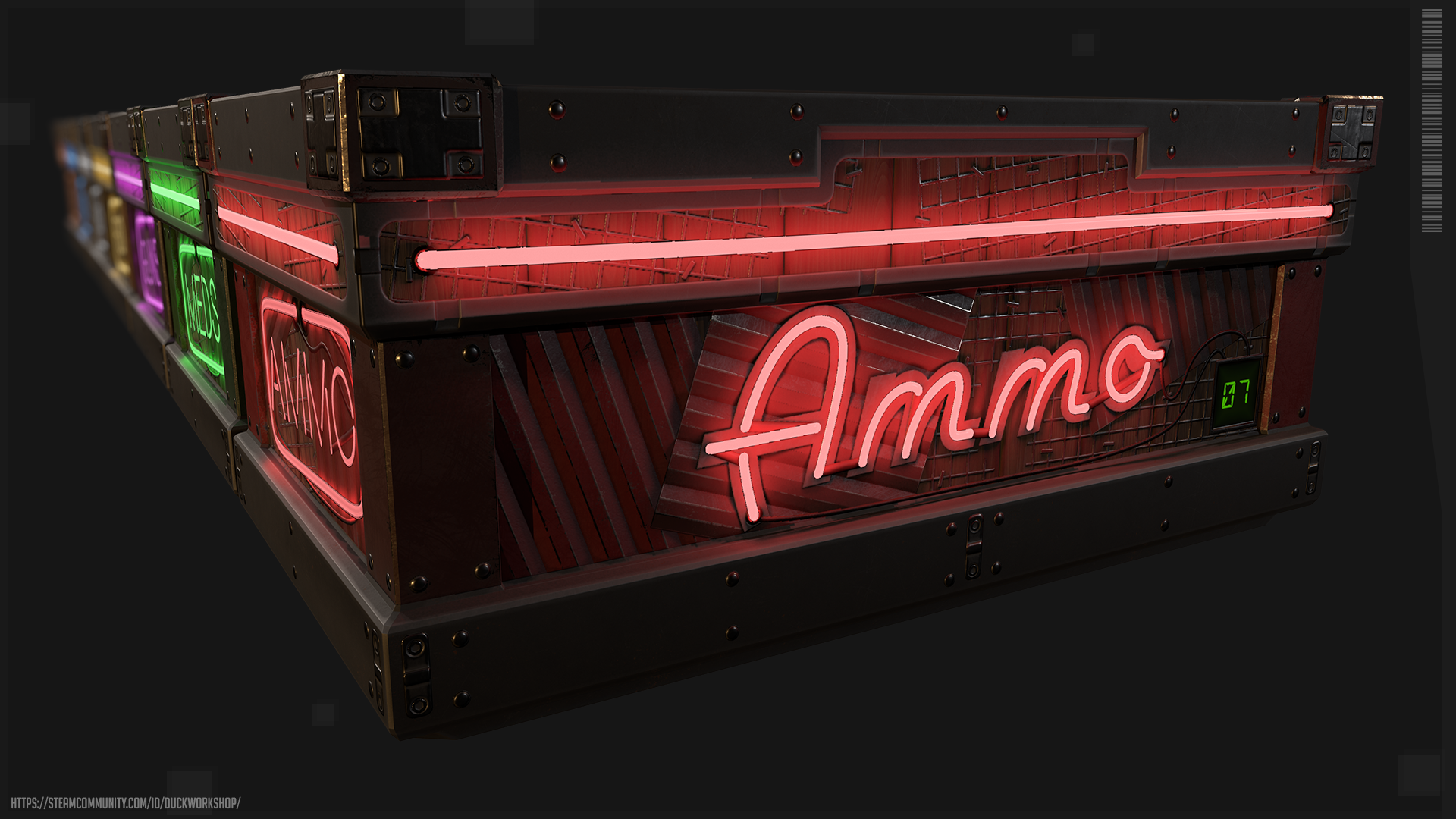 Neon Ammo Storage screenshot 1