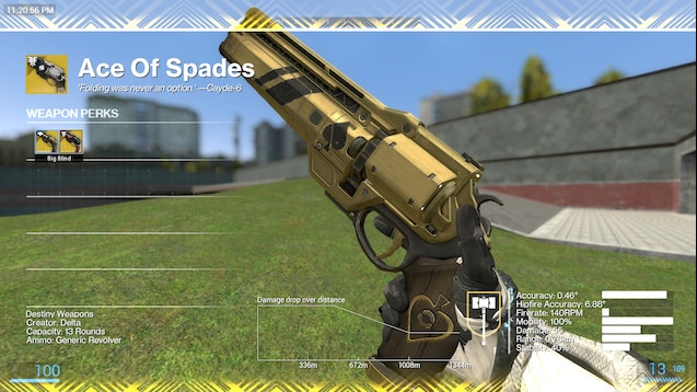 Steam Workshop::[Tfa] Destiny 2 - Ace Of Spades