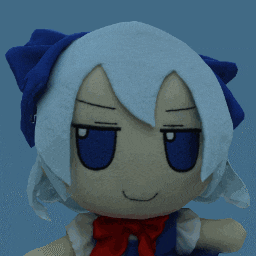[东方touhou]琪露诺fumo（只会跟着鼠标左右转的超智慧天才fumo）