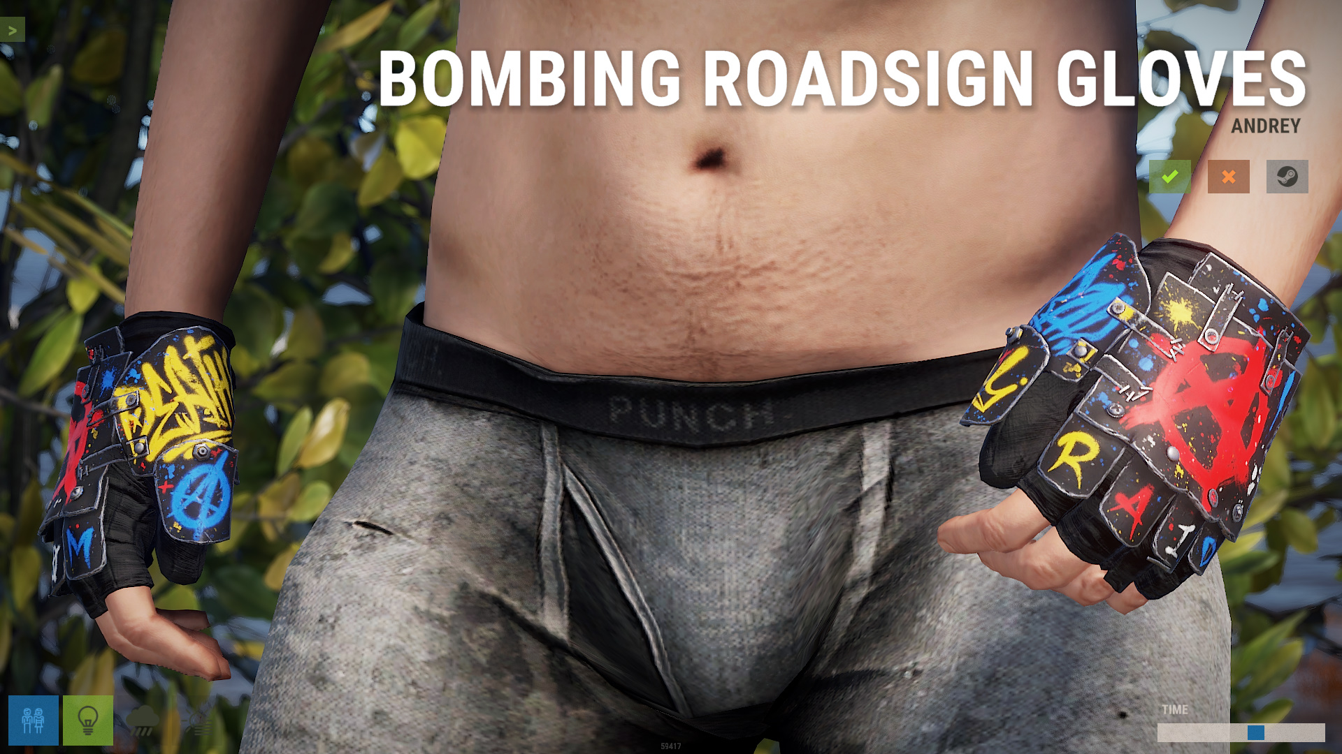 Bombing Roadsign Gloves thumbnail 3