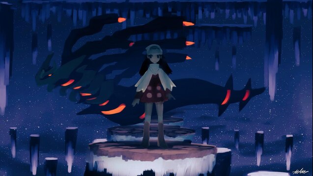 An artwork of Dawn (from Platinum) =) : r/pokemon