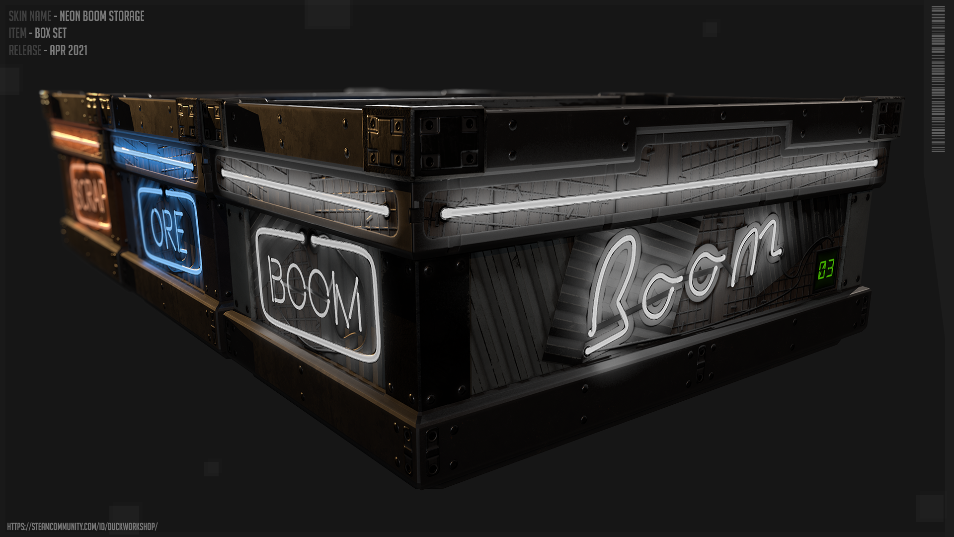 Neon Boom Storage screenshot 1