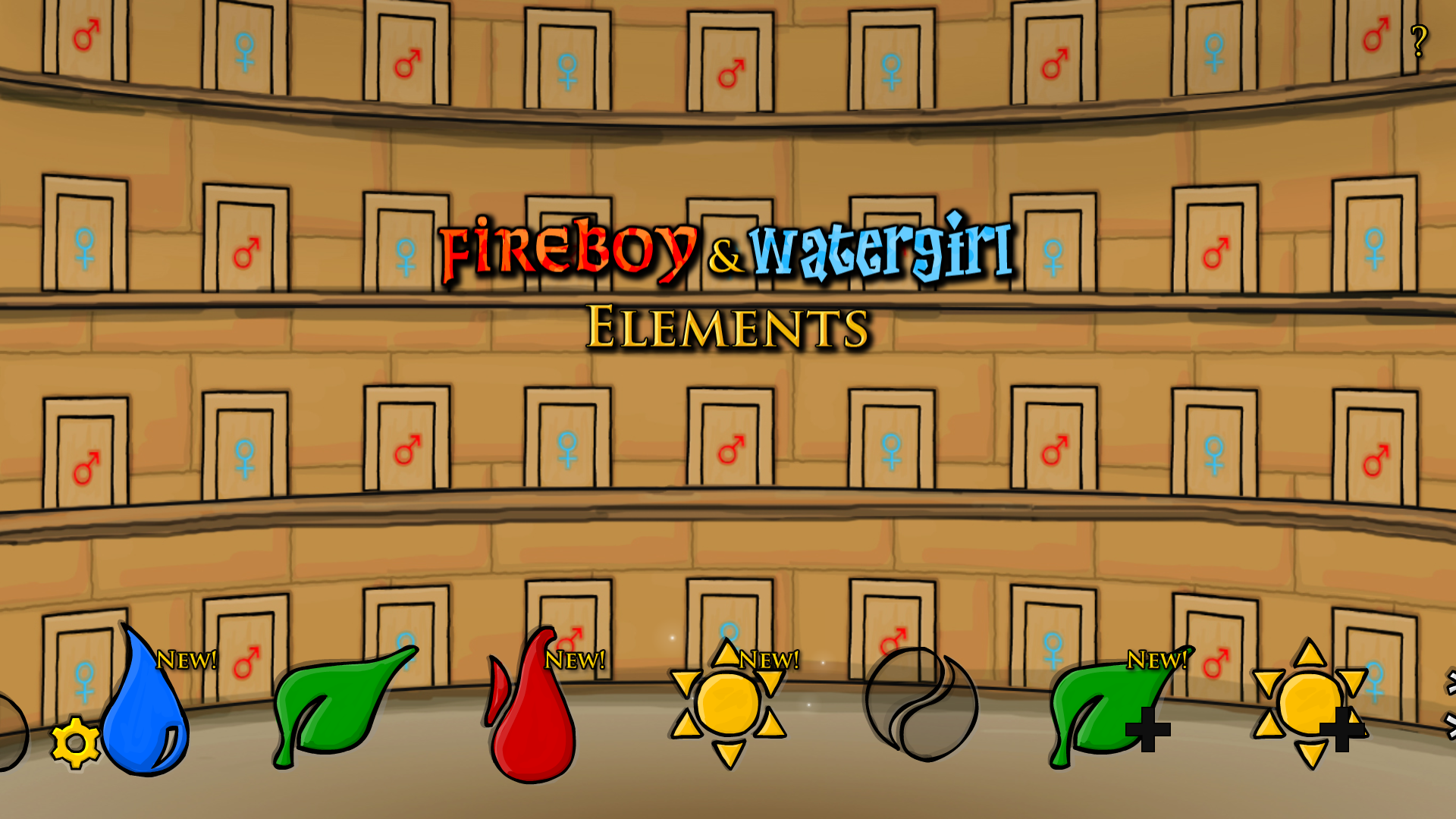 Fireboy And Watergirl [Level 1 FOREST TEMPLE] 