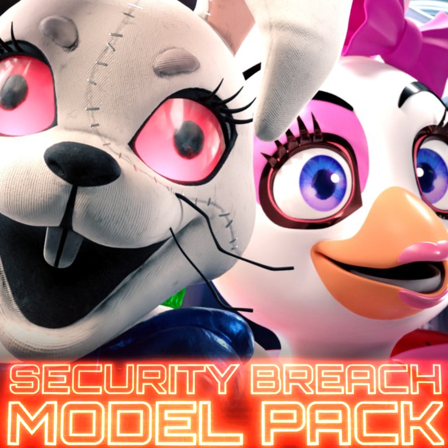FNAF Security Breach Official Game Model Pack