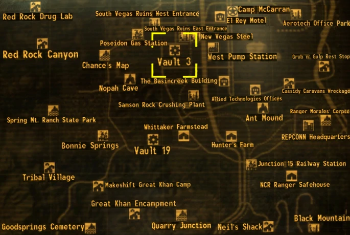 M5 - Boulder City, Maps - Fallout: New Vegas Game Guide