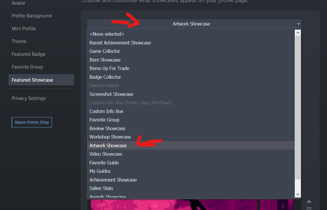 Steam Community :: Guide :: ein langes artwork als profil-showcase ...