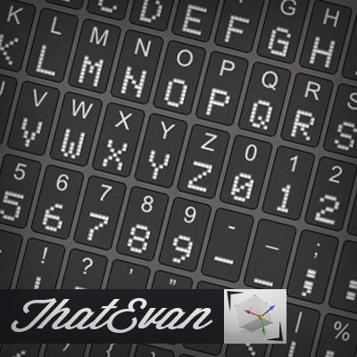 Electronic Message Sign Font Procedural Objects Skymods