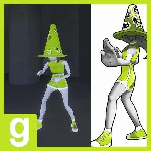 Steam Workshop::Cone Girl from Champd Up Playermodel