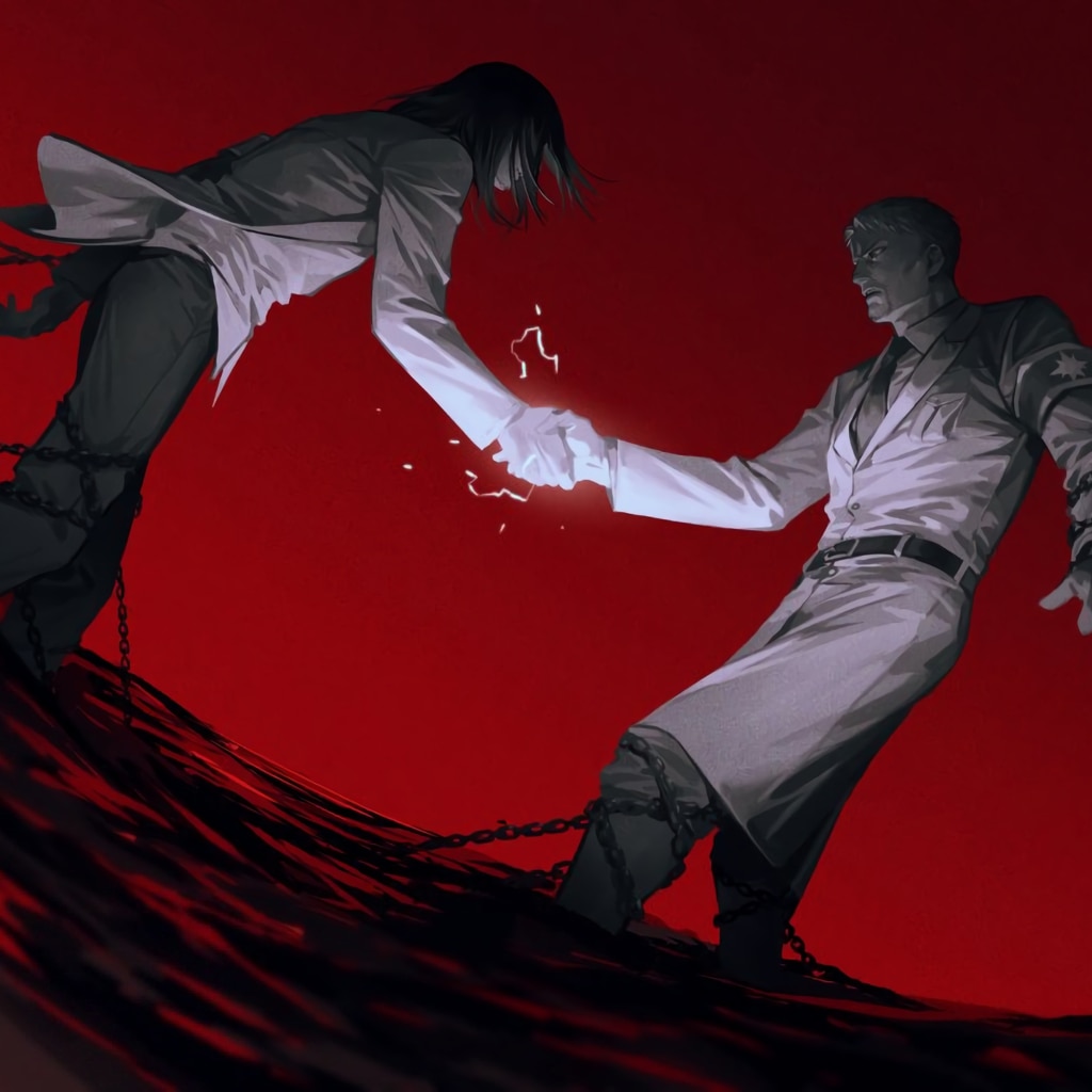 Shingeki no kyojin  ~~Reiner and Eren