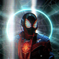 Miles morales Spiderman on Dark Suit Hi-tech [2K / AUDIO]