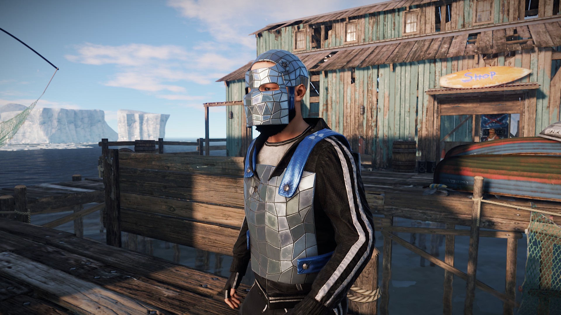 Shattered Mirror Facemask thumbnail 4
