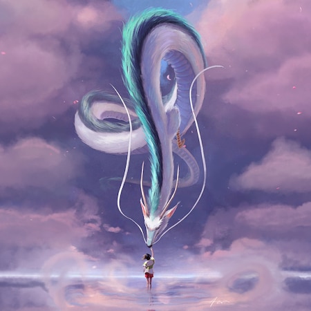 Spirited Away - Haku and Chihiro | Wallpapers HDV