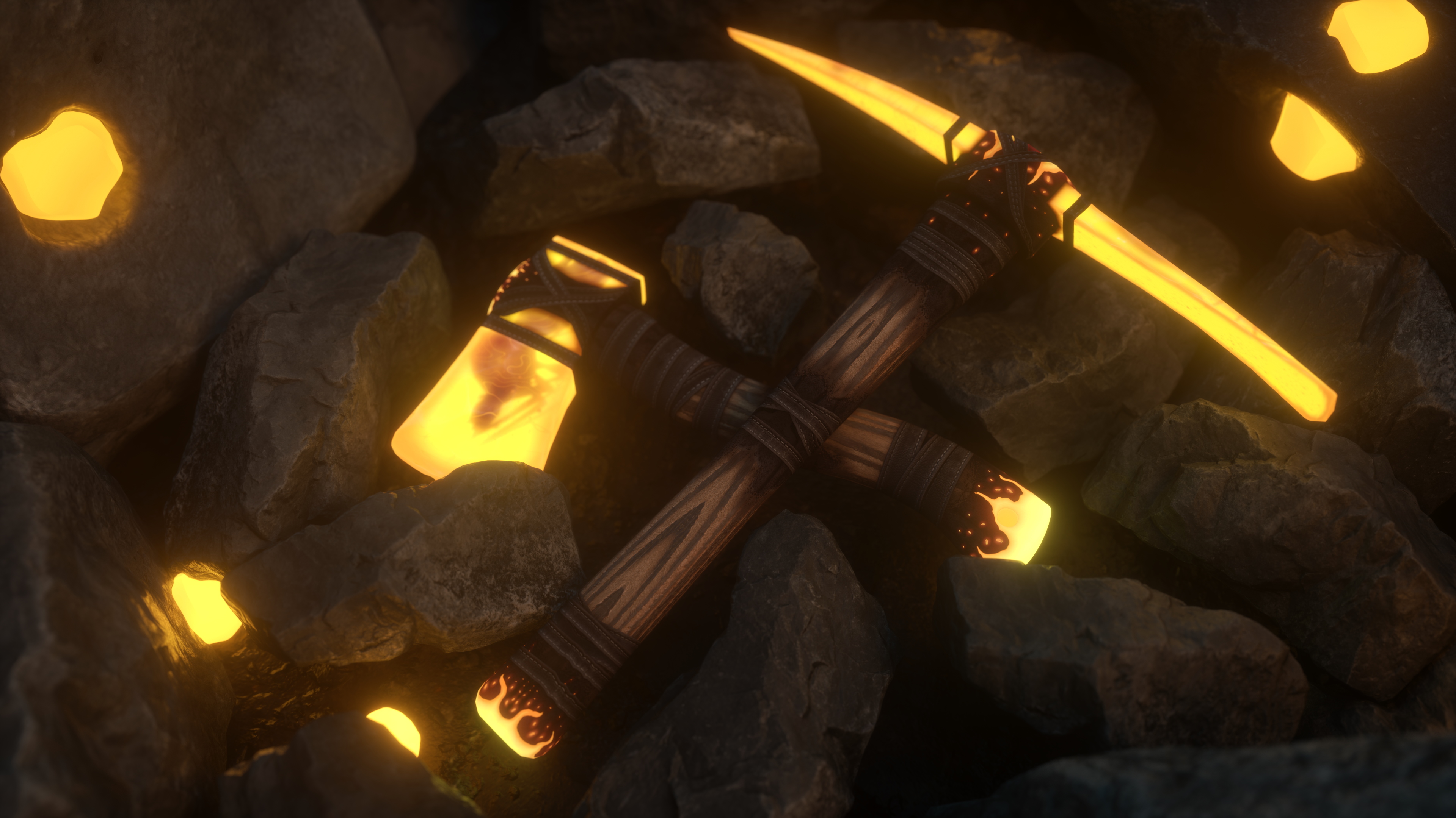 Ancient Amber Pickaxe screenshot 1