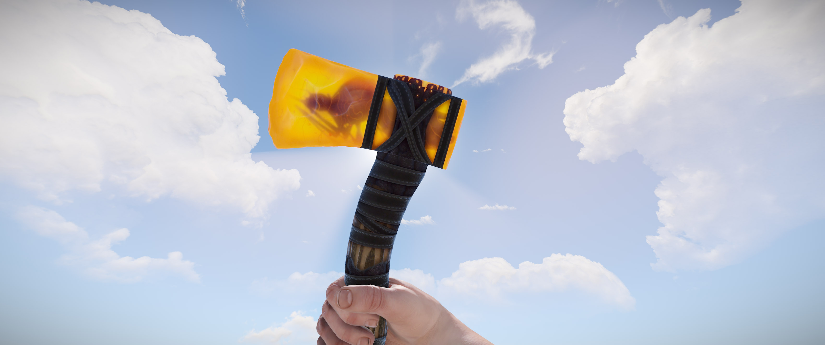 Ancient Amber Hatchet thumbnail 2