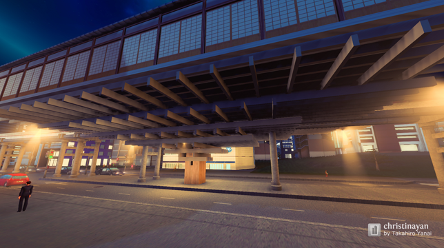 Steam 创意工坊 Kumonoueno Monorail Station 雲の上のモノレール駅