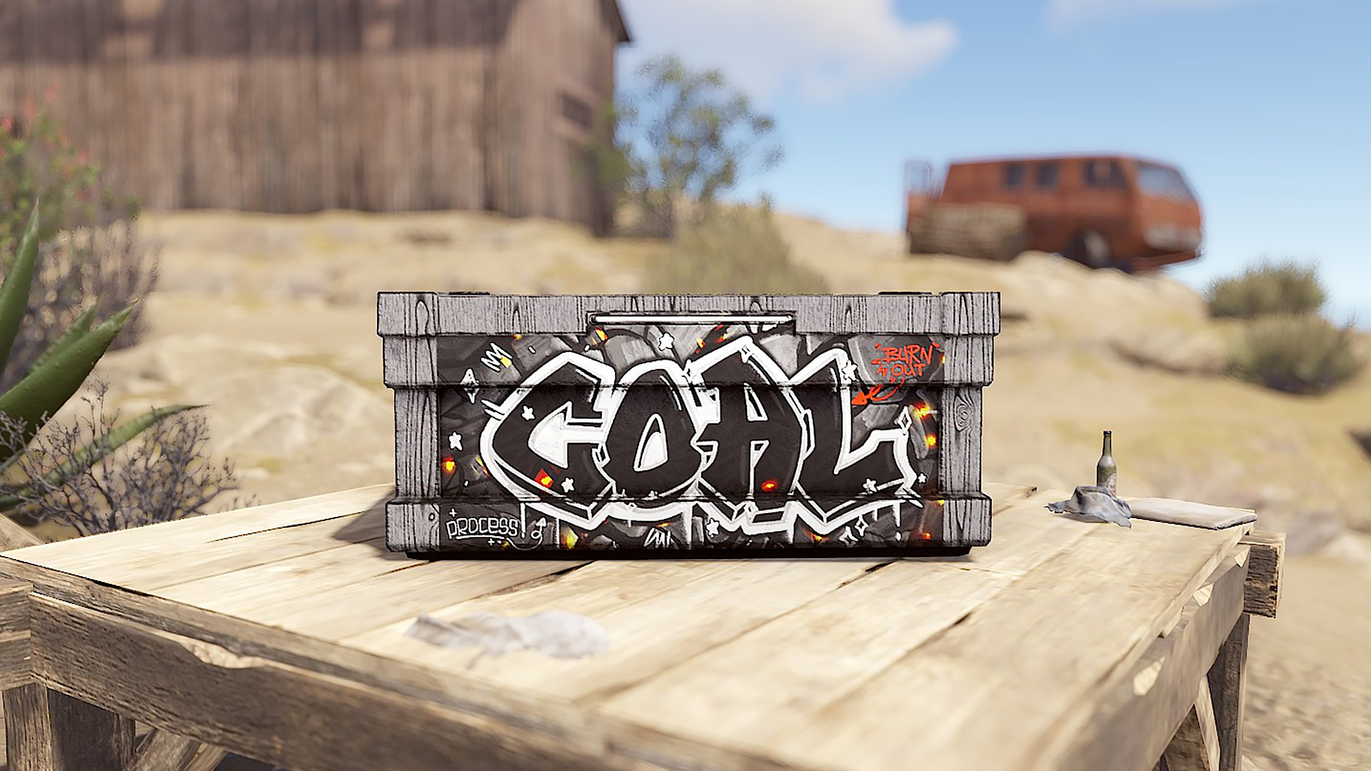 Graffiti Charcoal Storage thumbnail 3