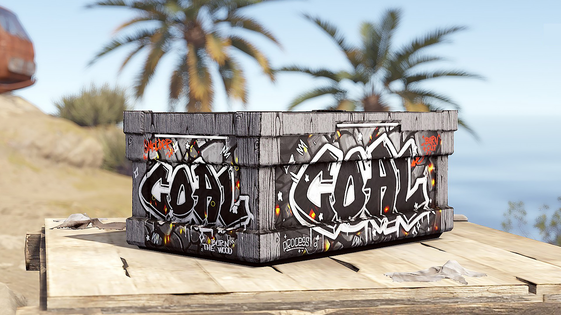 Graffiti Charcoal Storage thumbnail 5