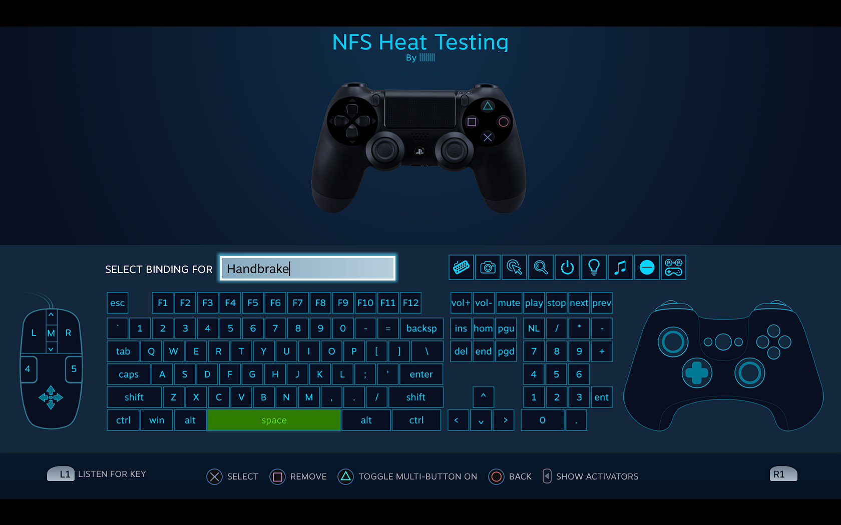 Heat Setup PS4 :: NFS for Controller Steam :: Guide Community
