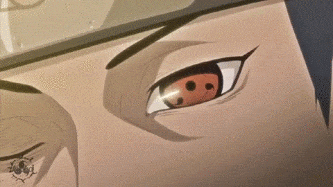 Artwork of shisui uchiha with sharingan eyes