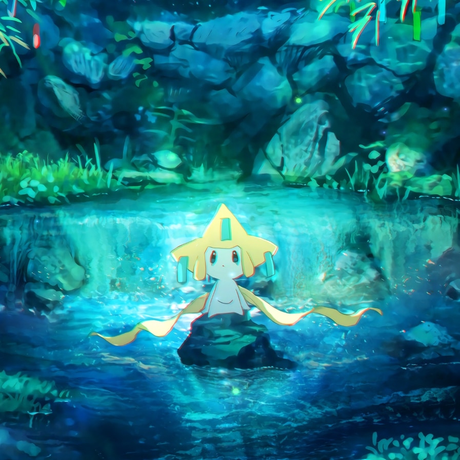 寂静星空下 基拉祈 宝可梦-Silent under the stars Jirachi Pokemon（试作157）