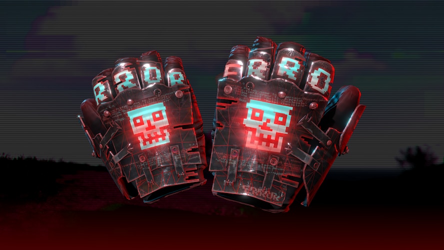 Corrupted Roadsign Gloves - image 1