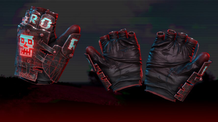 Corrupted Roadsign Gloves - image 2