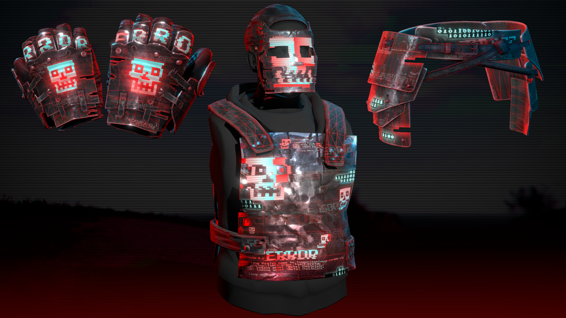 Corrupted Roadsign Gloves thumbnail 3