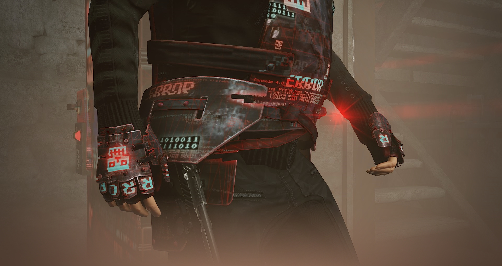 Corrupted Roadsign Gloves thumbnail 4