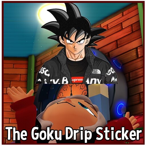 Goku on sale supreme sticker