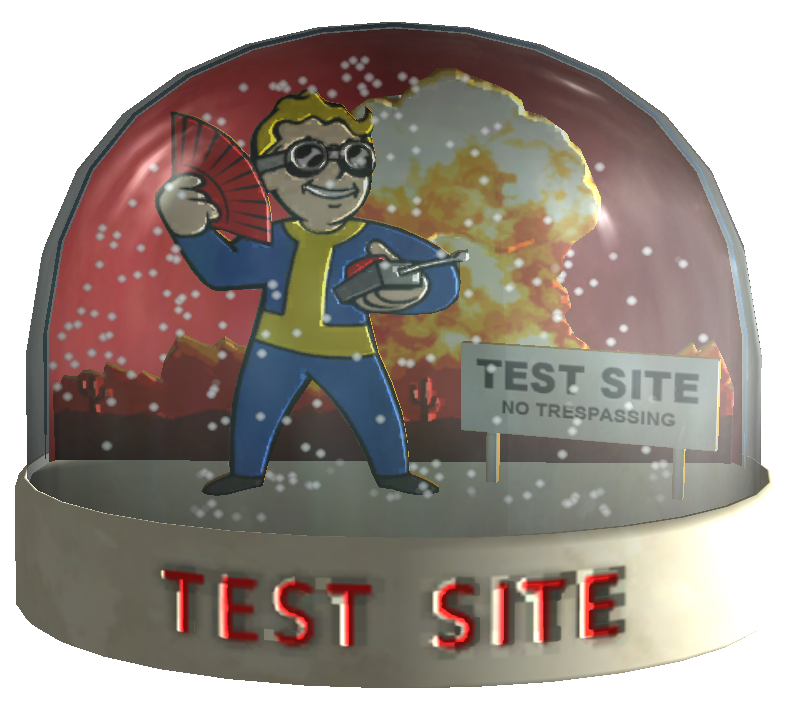 ID:0015DB3B The snow globe for the Nuclear Test site is actually located in...