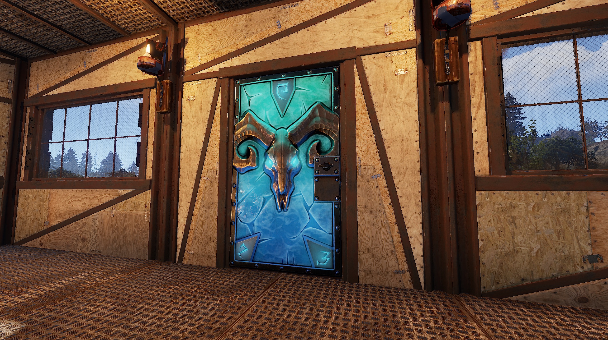 Glacial Visage Metal Door thumbnail 2