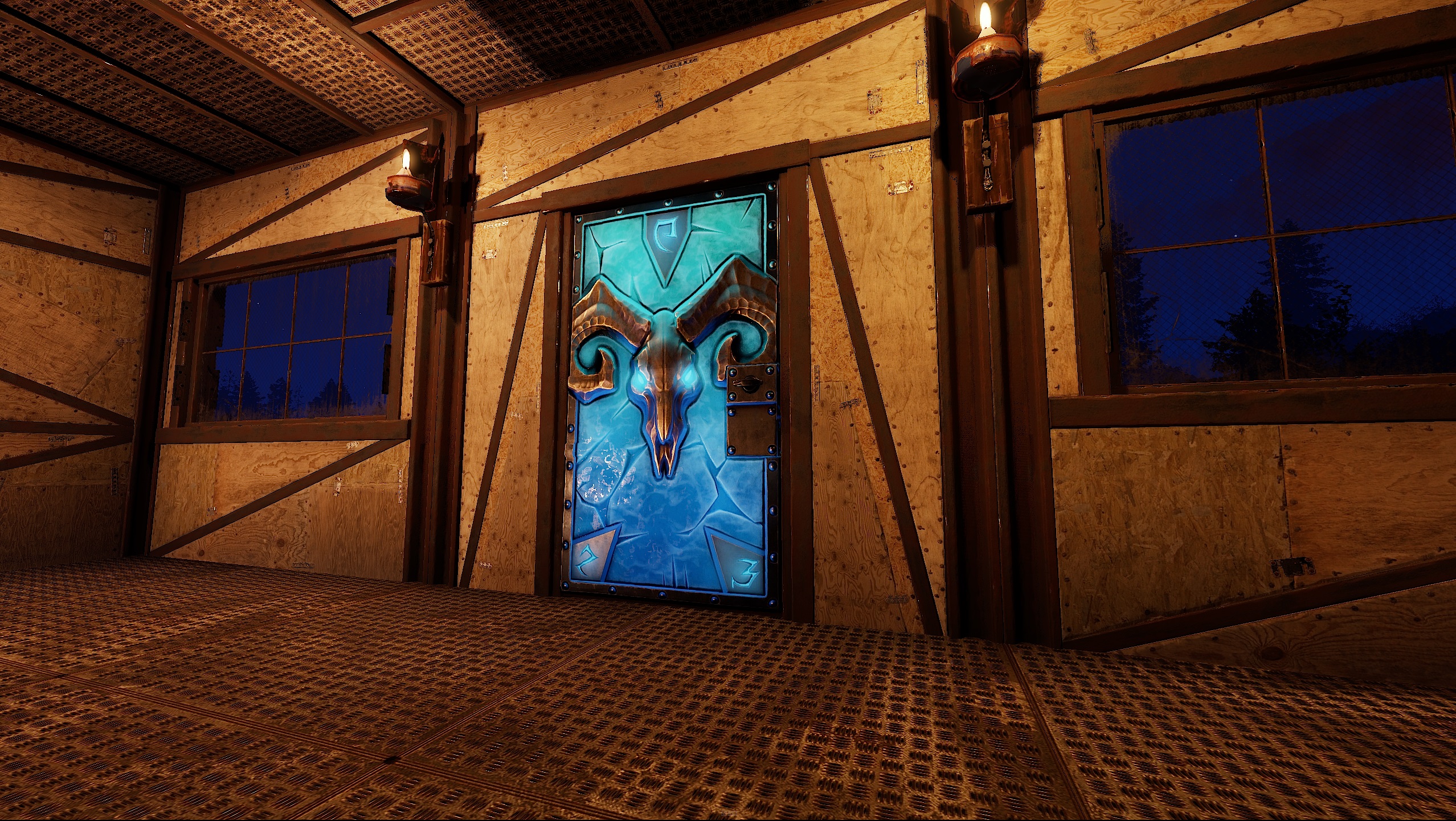 Glacial Visage Metal Door thumbnail 3