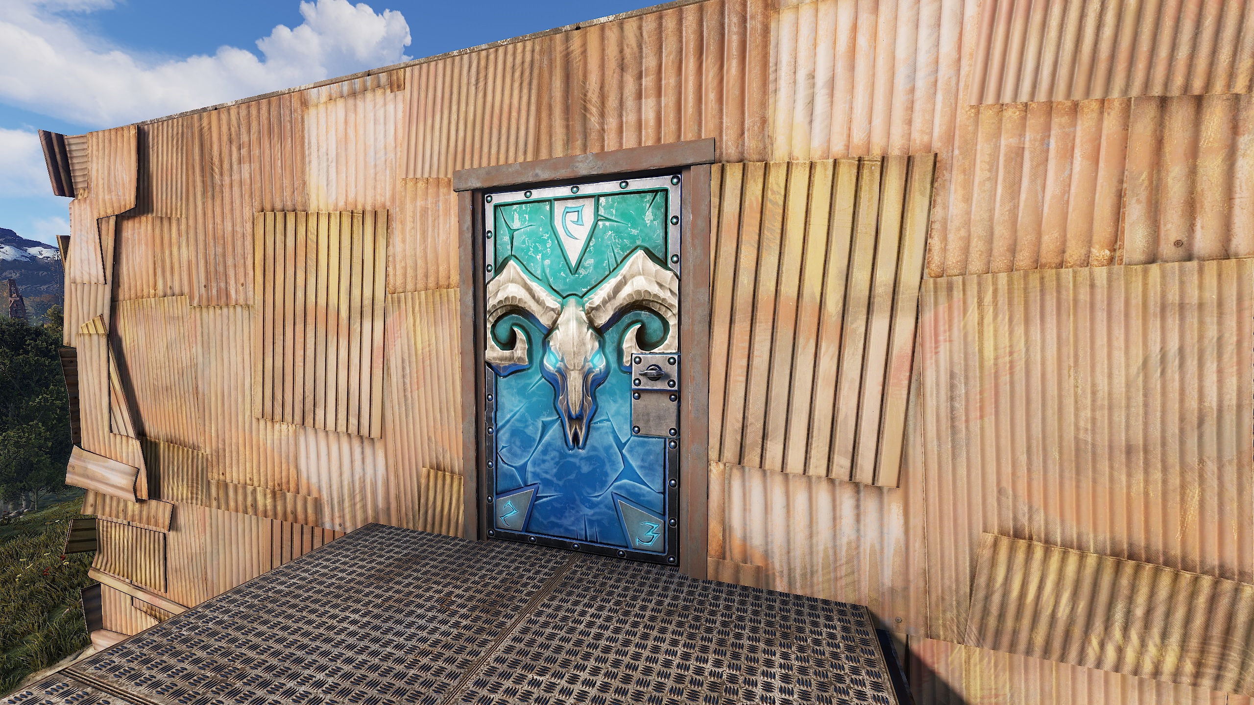Glacial Visage Metal Door thumbnail 6