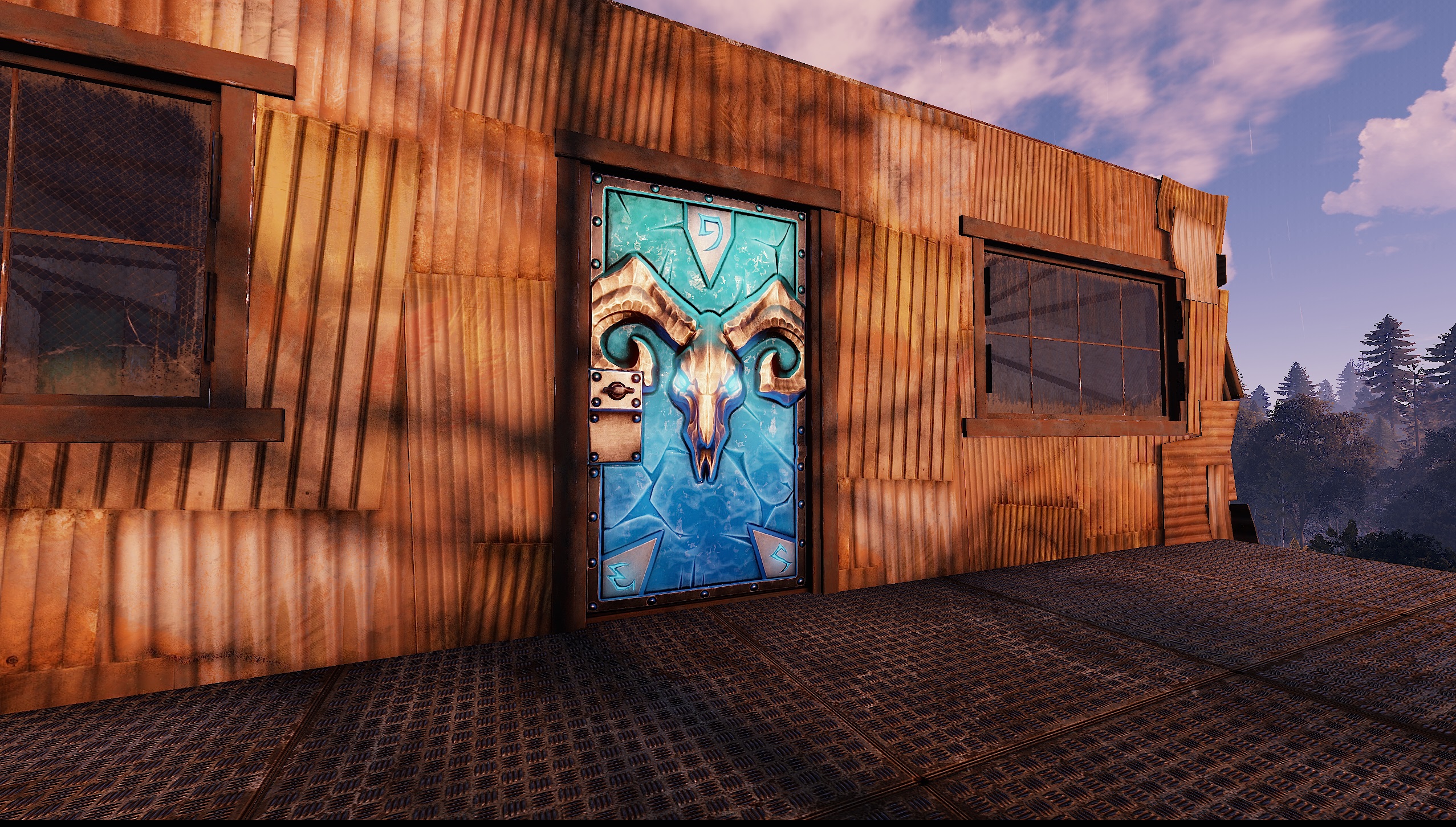 Glacial Visage Metal Door screenshot 1
