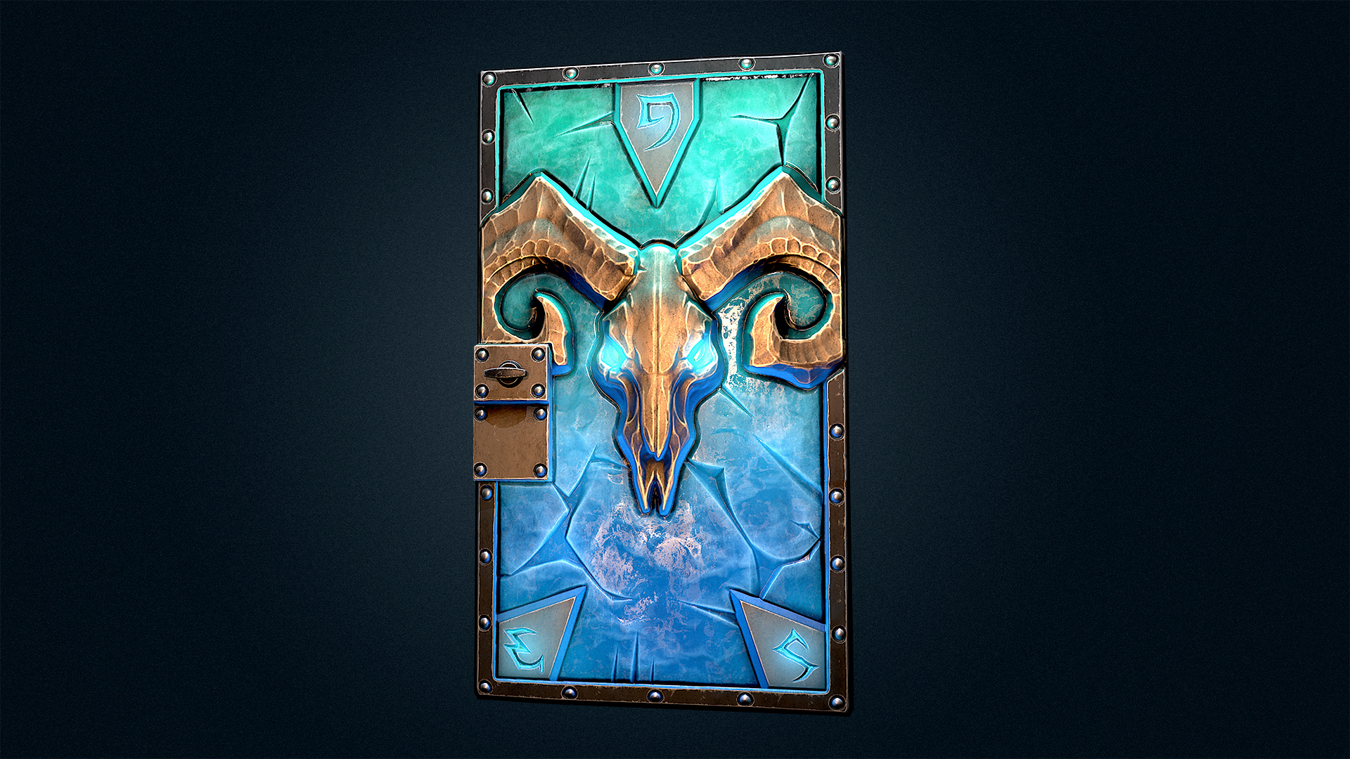 Glacial Visage Metal Door thumbnail 7