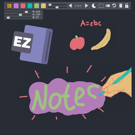 EZ Notes - A Whiteboard Wallpaper Tool