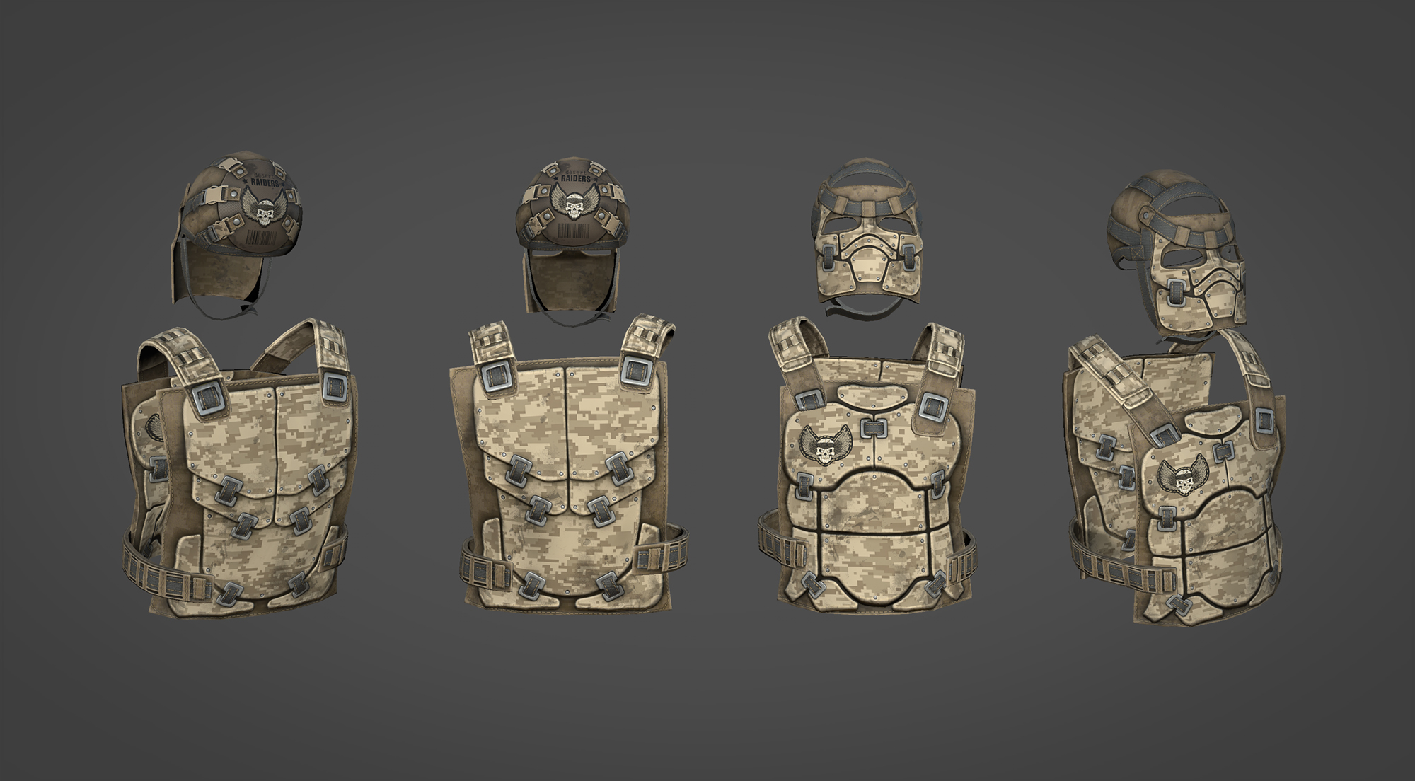 Desert Raiders Facemask thumbnail 2