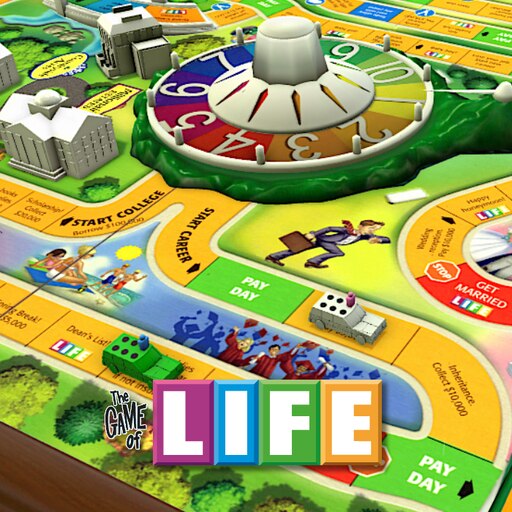 The Game of Life Board Game-Board