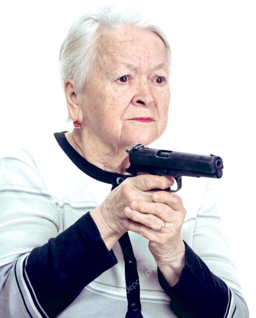 Бабуля с пистолетом