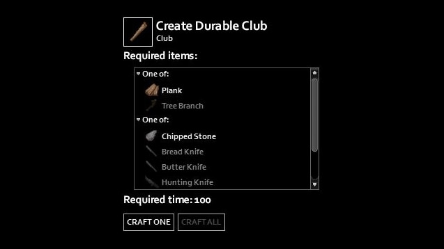 Steam Workshop::United Crafting, Deeper vanilla progression for survival,  cooking, tailoring, metalworking, and maintenance themed recipes.