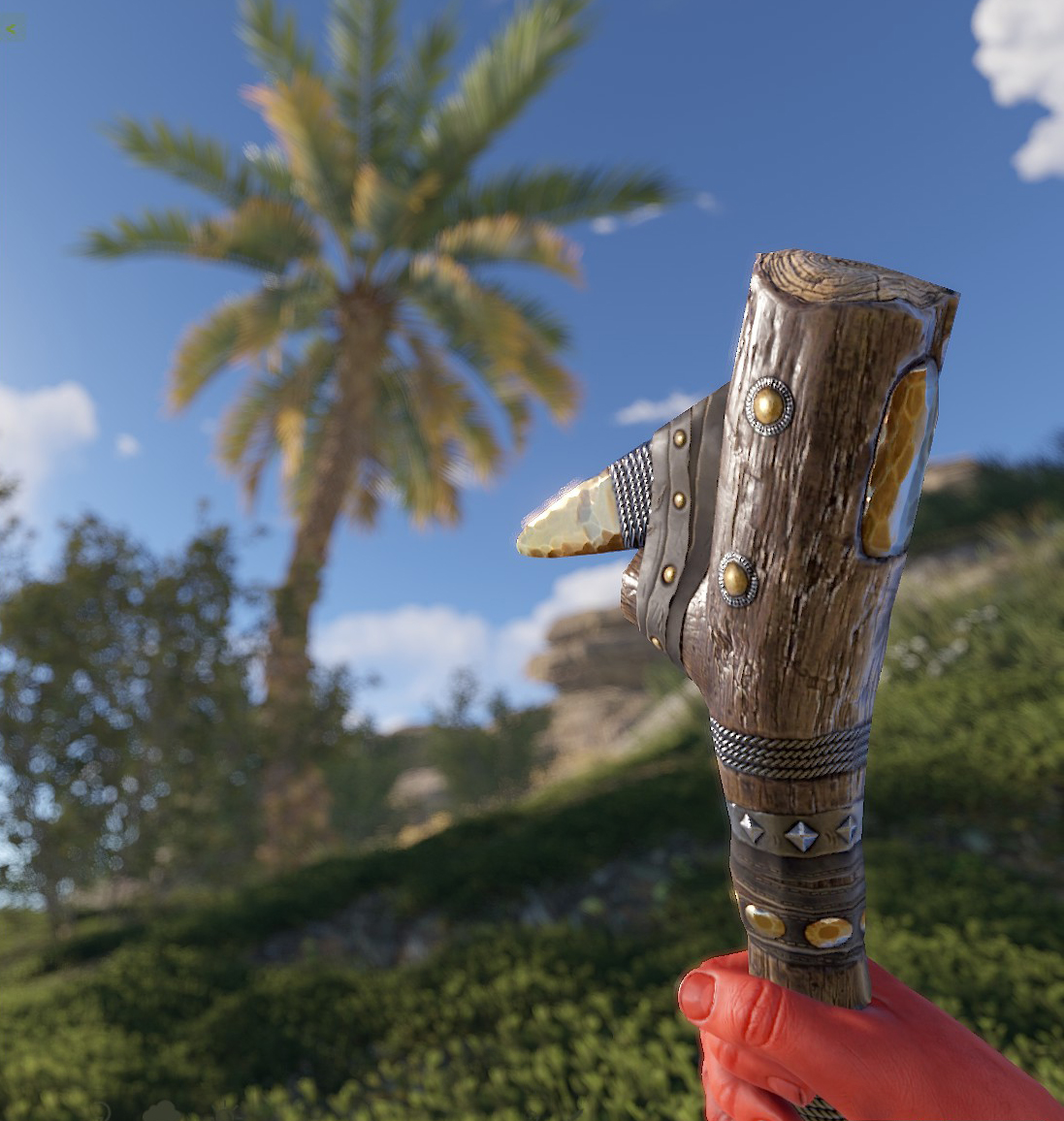 Gold Ore Stone Pickaxe thumbnail 5