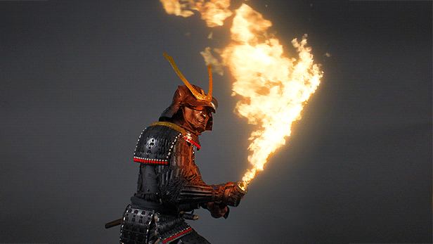 Анимированные картинки самурай